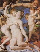 Agnolo Bronzino An Allegory with Venus and Cupid Norge oil painting reproduction